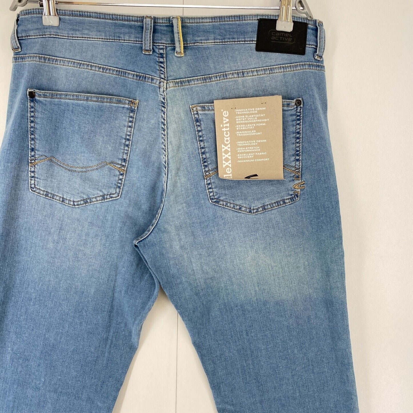 Camel Active HOUSTON Mens Blue Regular Straight Fit Jeans Size W33 L30