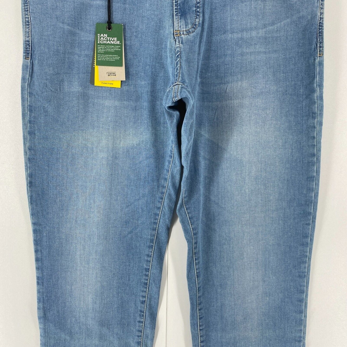 Camel Active HOUSTON Mens Blue Stretch Regular Straight Fit Jeans W36 L34