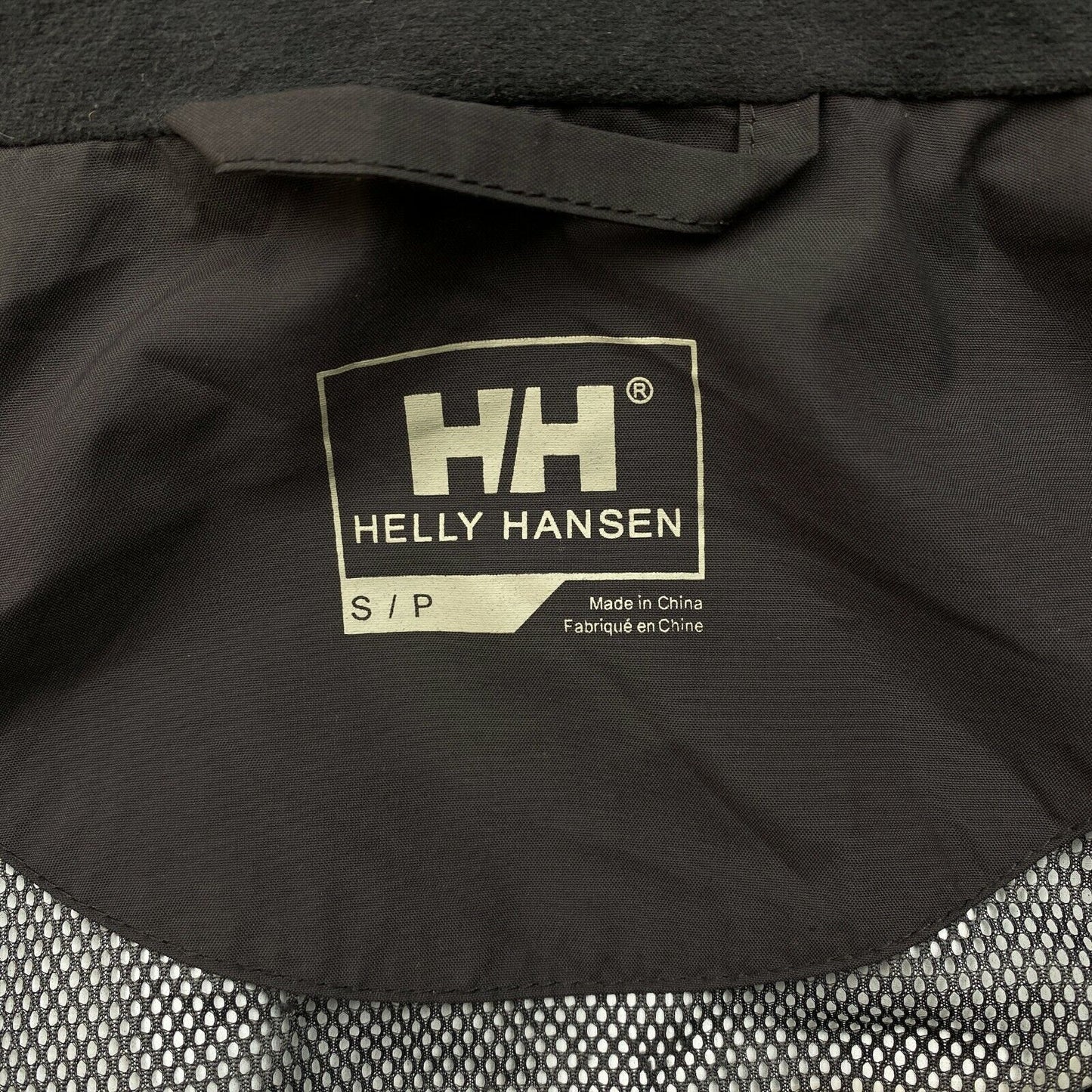 HELLY HANSEN Black Hooded Jacket Size S