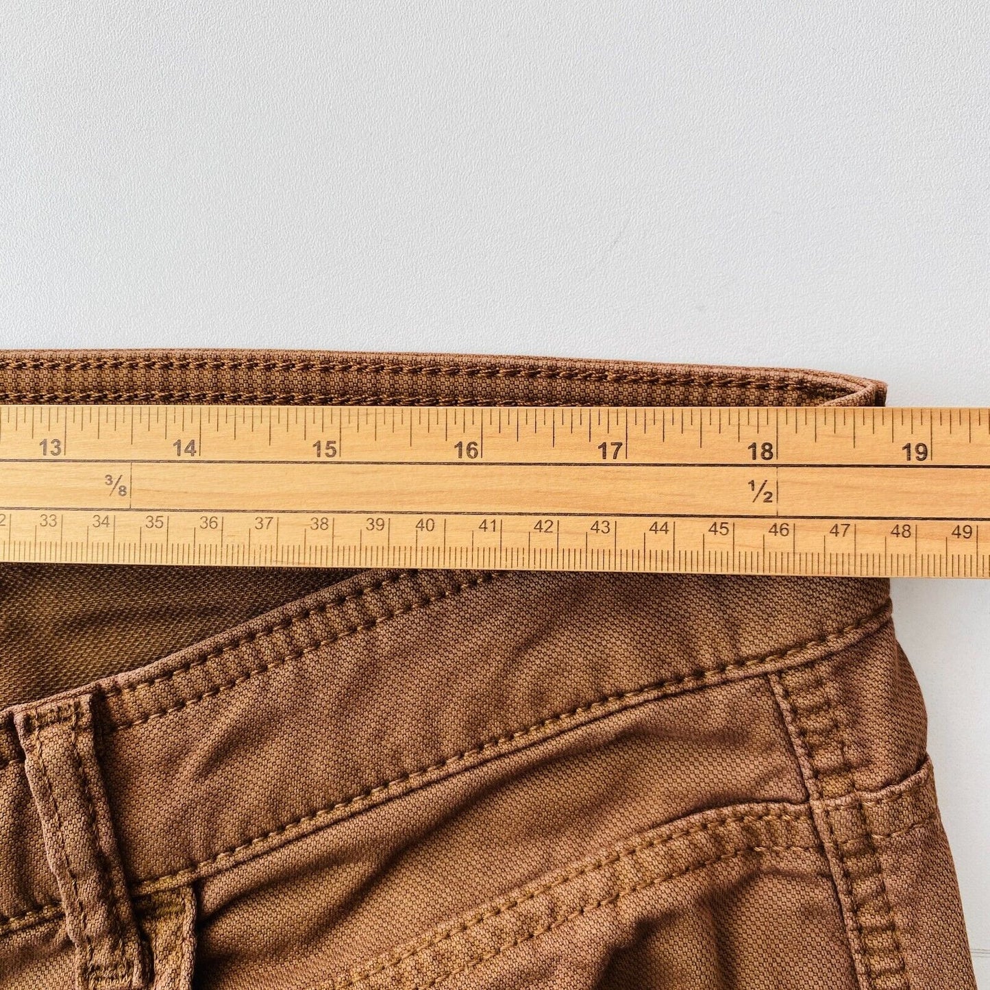 Camel Active Mens Brown Regular Straight Fit Jeans Size W36 L32