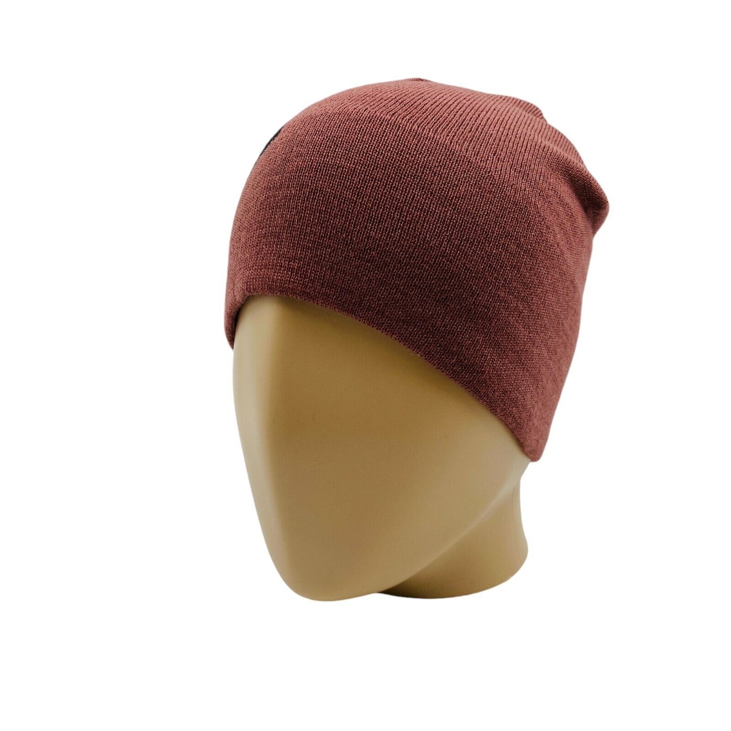 Peak Performance EMBO HAT Unisex Rose Brown Wool Blend Beanie Winter Hat L / XL