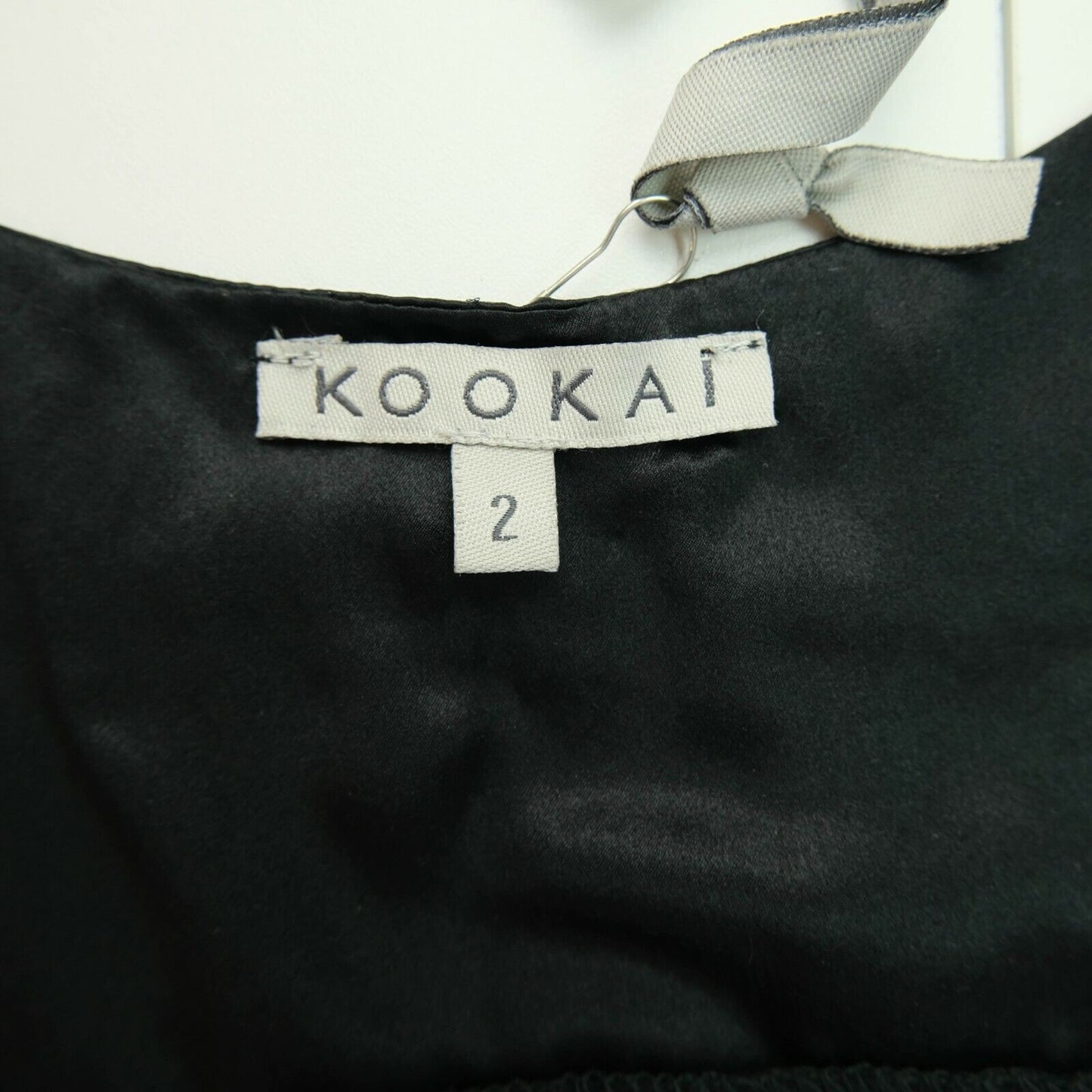 KOOKAI Black Tank Top Size 2 EU 40 - 42 L