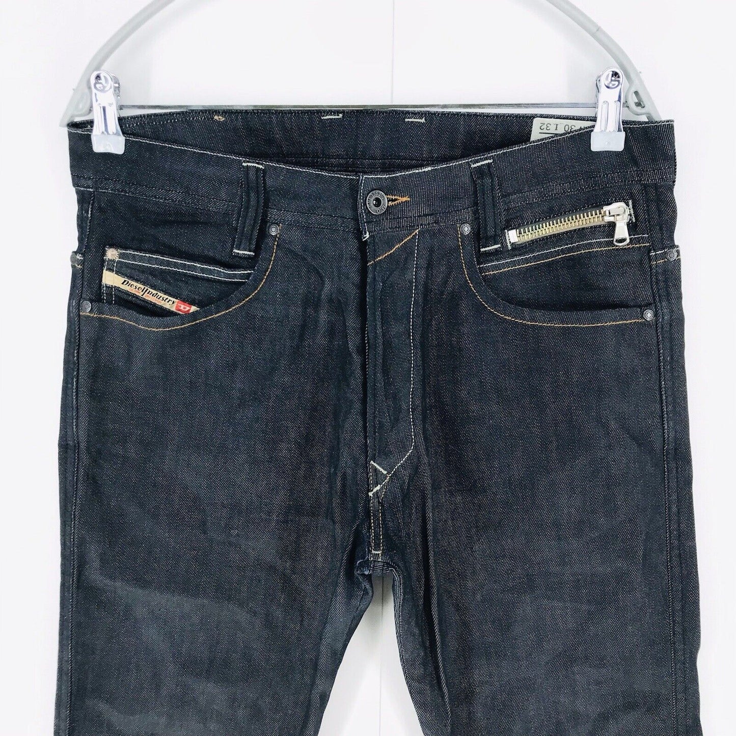 Diesel PADDOM Jean slim stretch gris foncé W30 L29 fabriqué en Italie