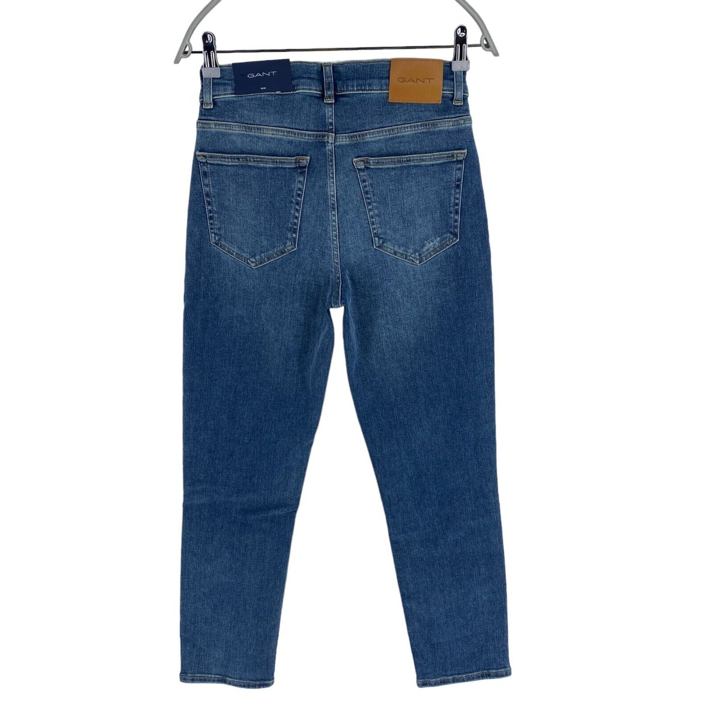 GANT Blaue verkürzte Slim Fit-Jeans, Größe W28