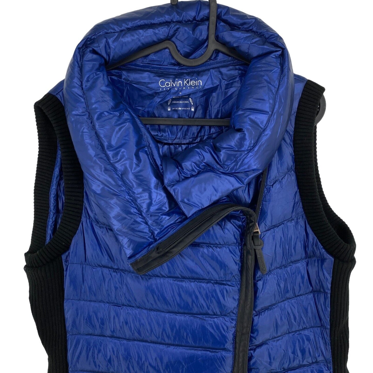 Calvin Klein Navy Blue Down Puffer Vest Waistcoat Jacket Size L