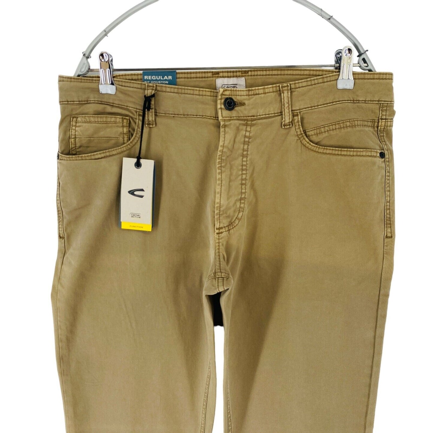 Camel Active Mens HOUSTON Brown Regular Straight Fit Jeans Trousers W36 L32