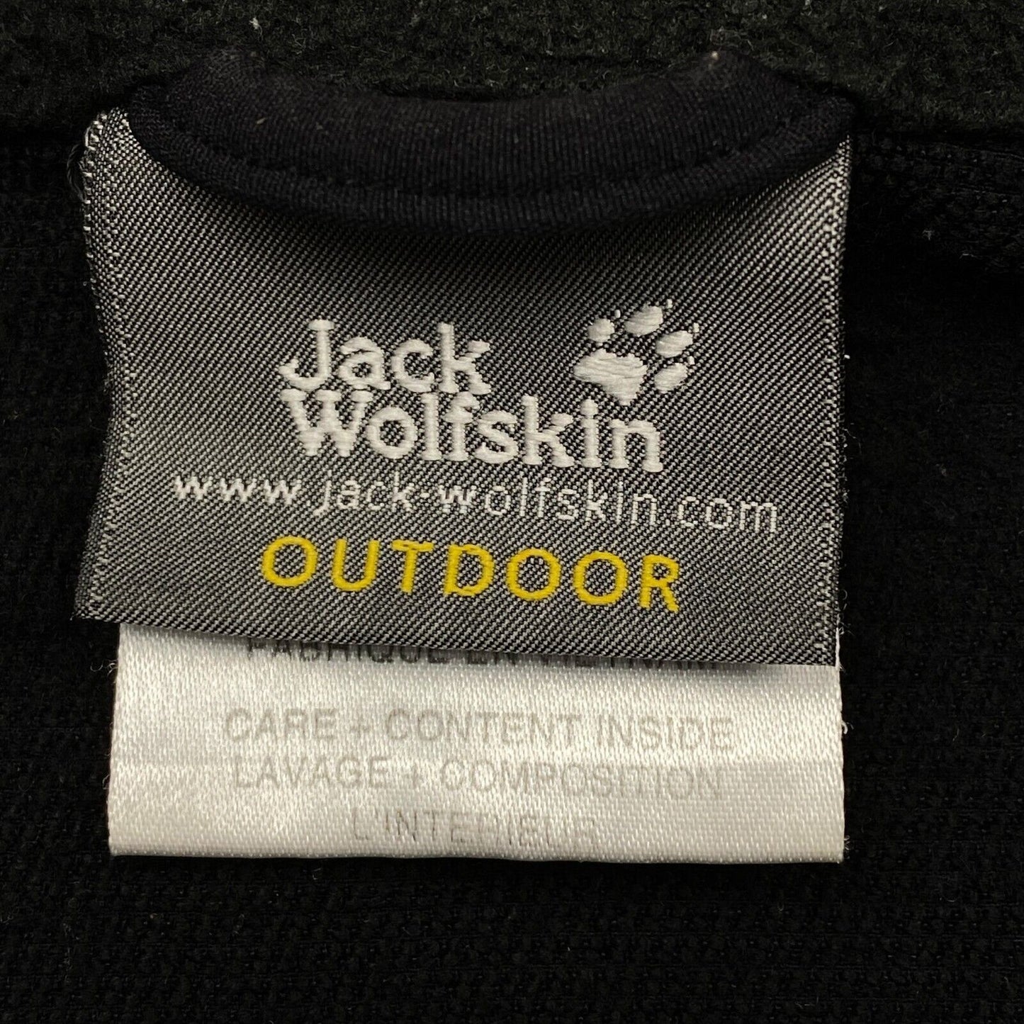 Jack Wolfskin Outdoor Schwarz Jacke Mantel Größe M