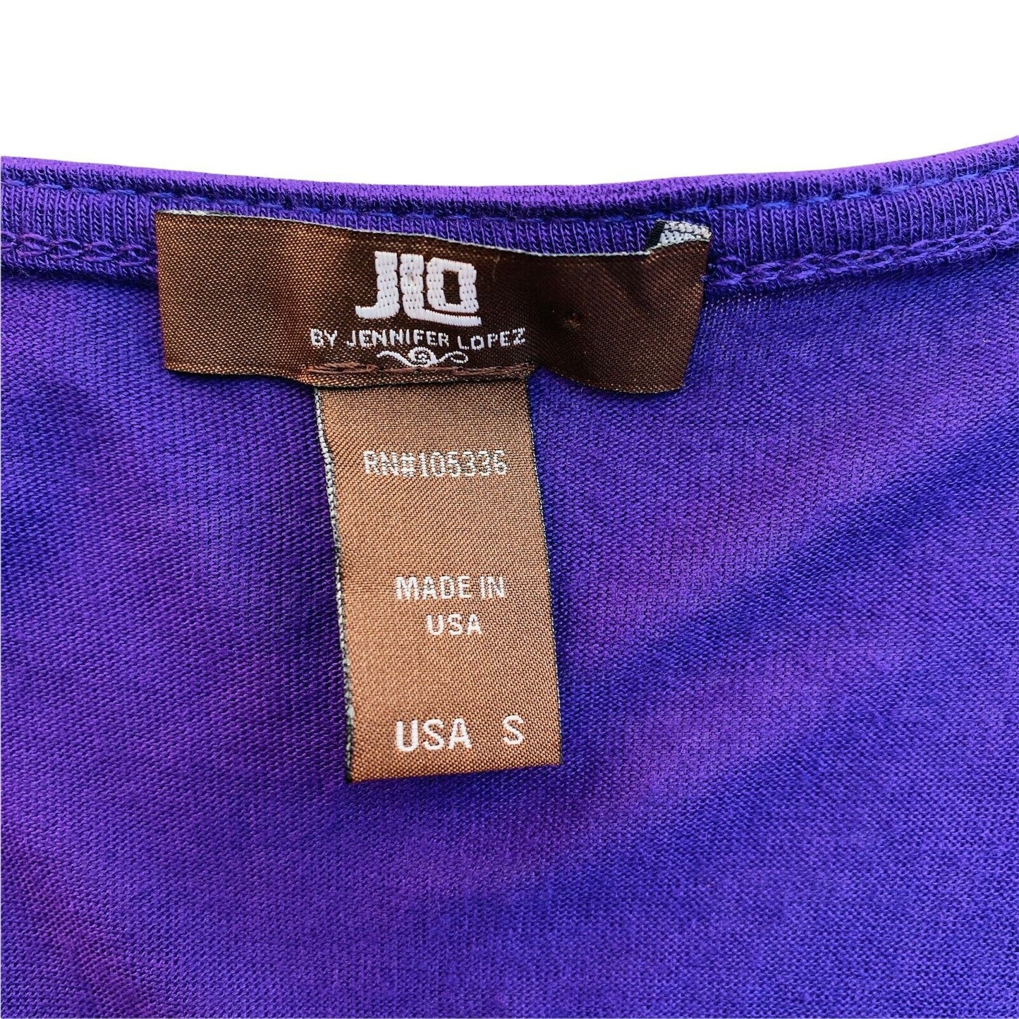 JLO By Jennifer Lopez Purple V Neck Sleeveless Shorts Jumpsuit Playsuit Size S