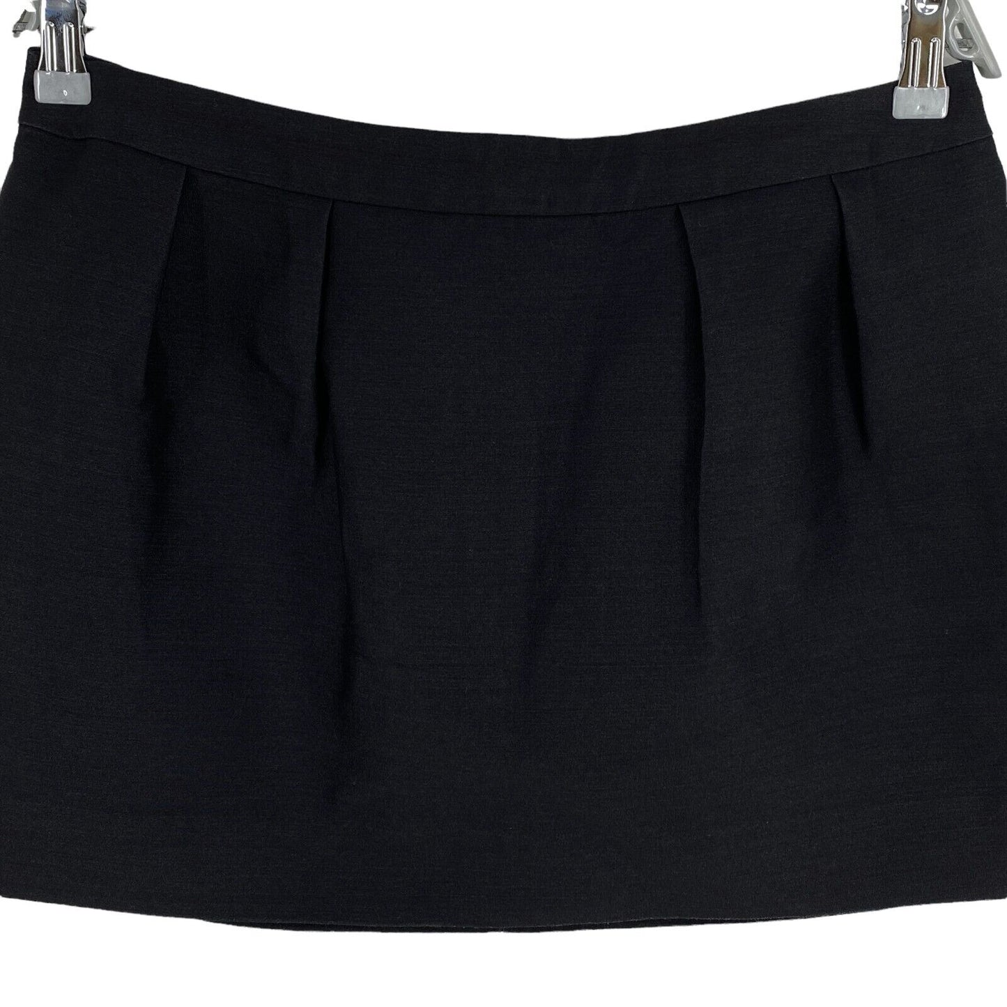 COS Black Cotton Blend Regular Fit Mini Skirt Size EU 40 UK 12 US 10