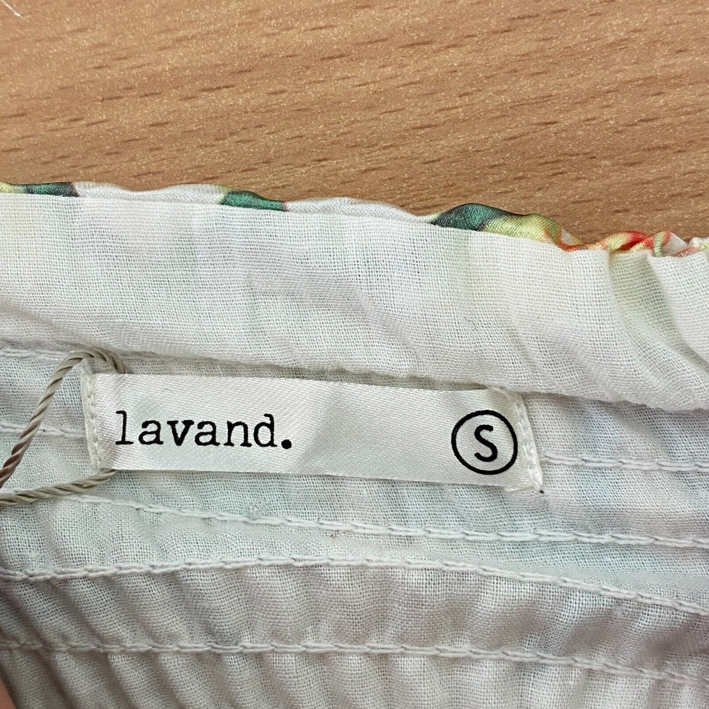 LAVAND Weißes ärmelloses Kleid Größe S