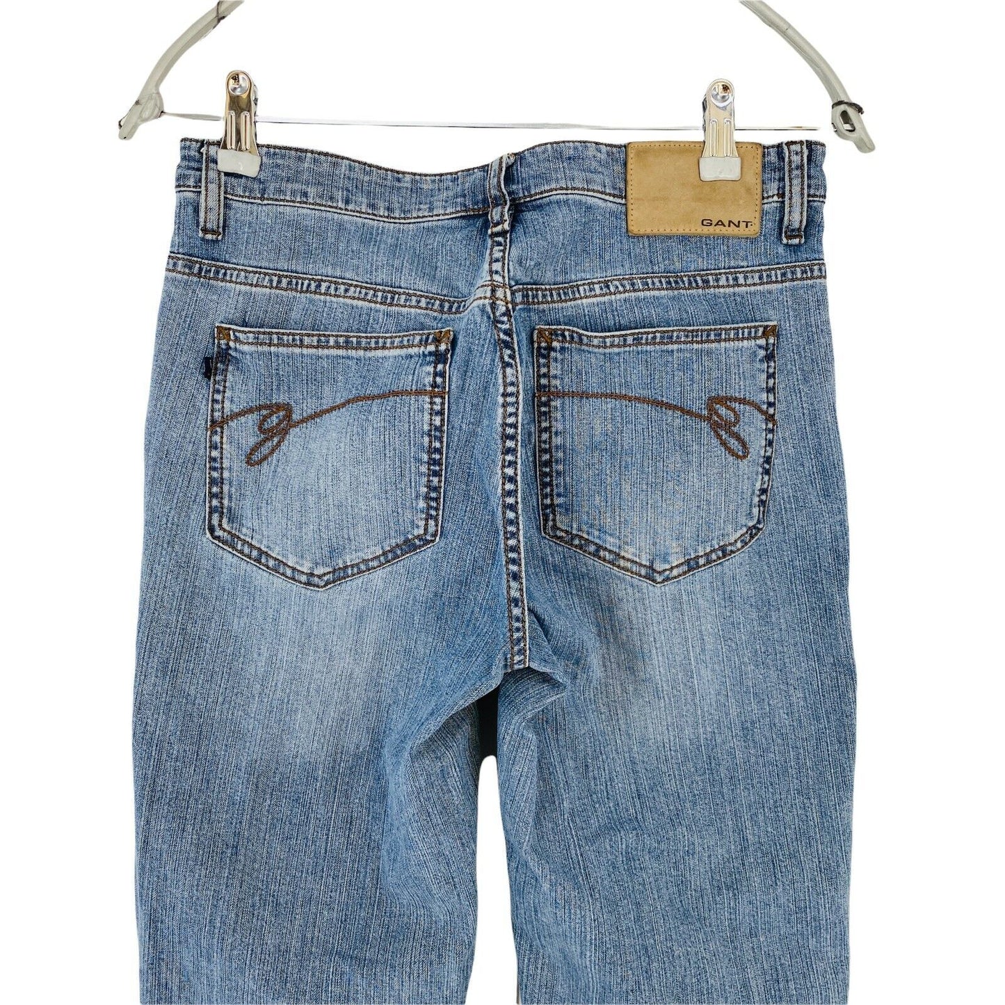 GANT CAROL Damen Jeans in Blau mit normaler Taille und normaler Bootcut-Passform, Größe W29 L34