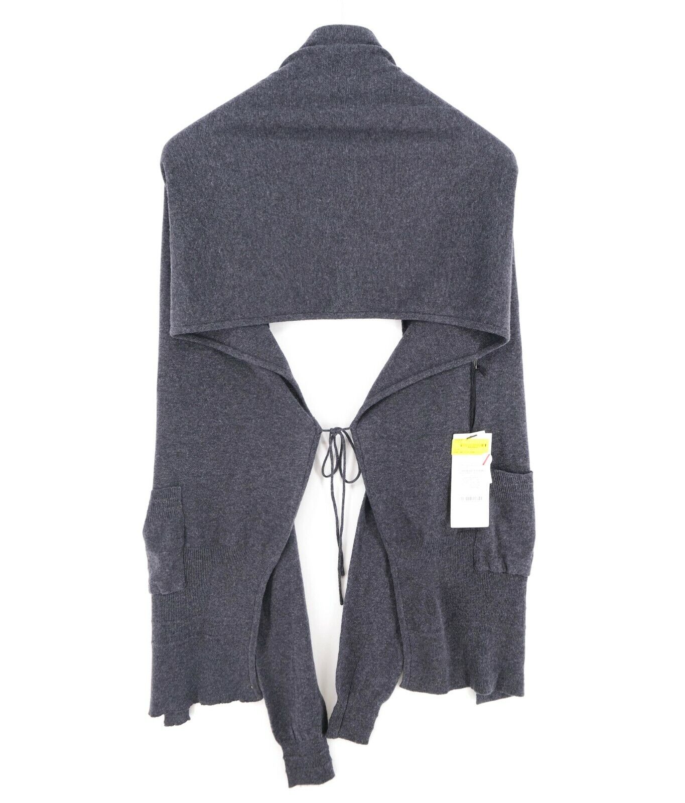 Eryn Brinie Dark Grey Cardigan Sweater One Size