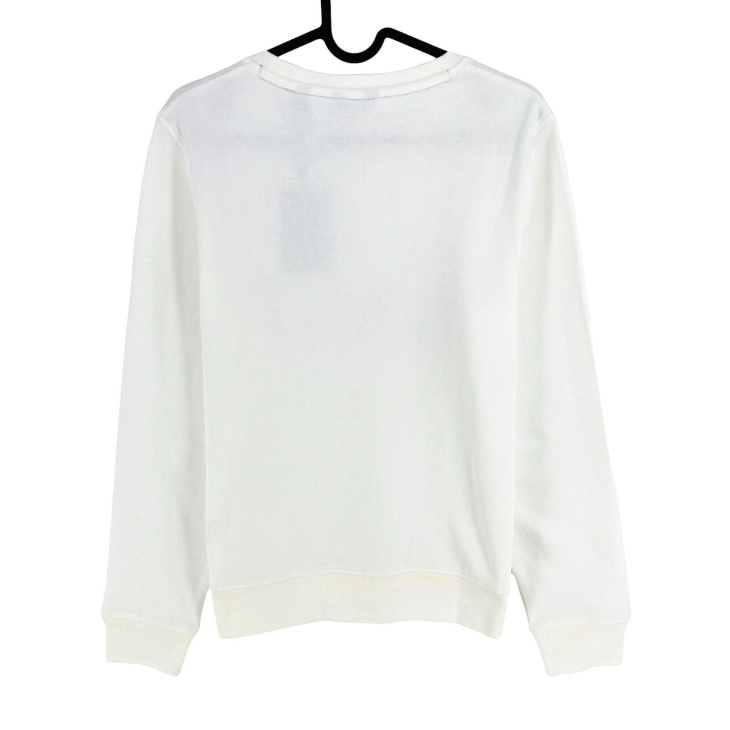 GANT White Logo Crew Neck Sweater Jumper Size S