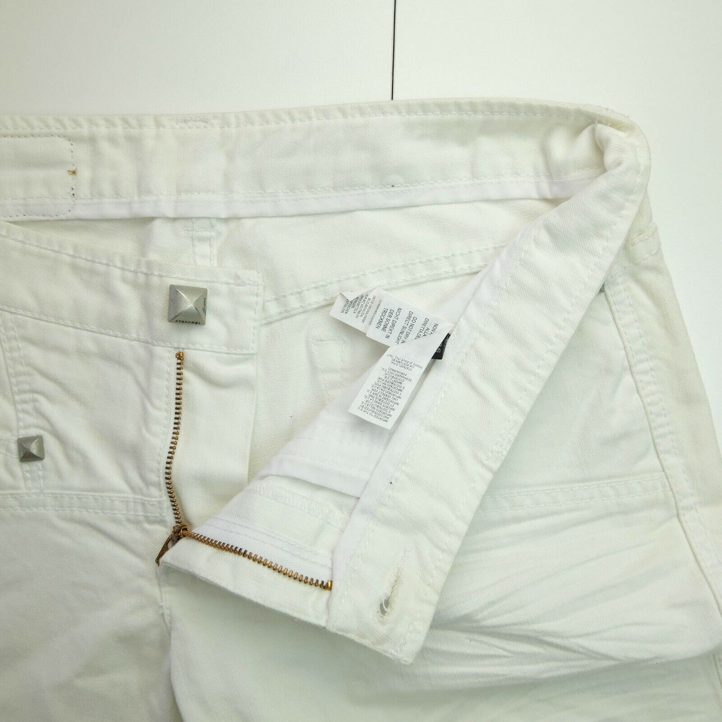 STEFANEL White Jeans Size EU 42 UK 12 US 10