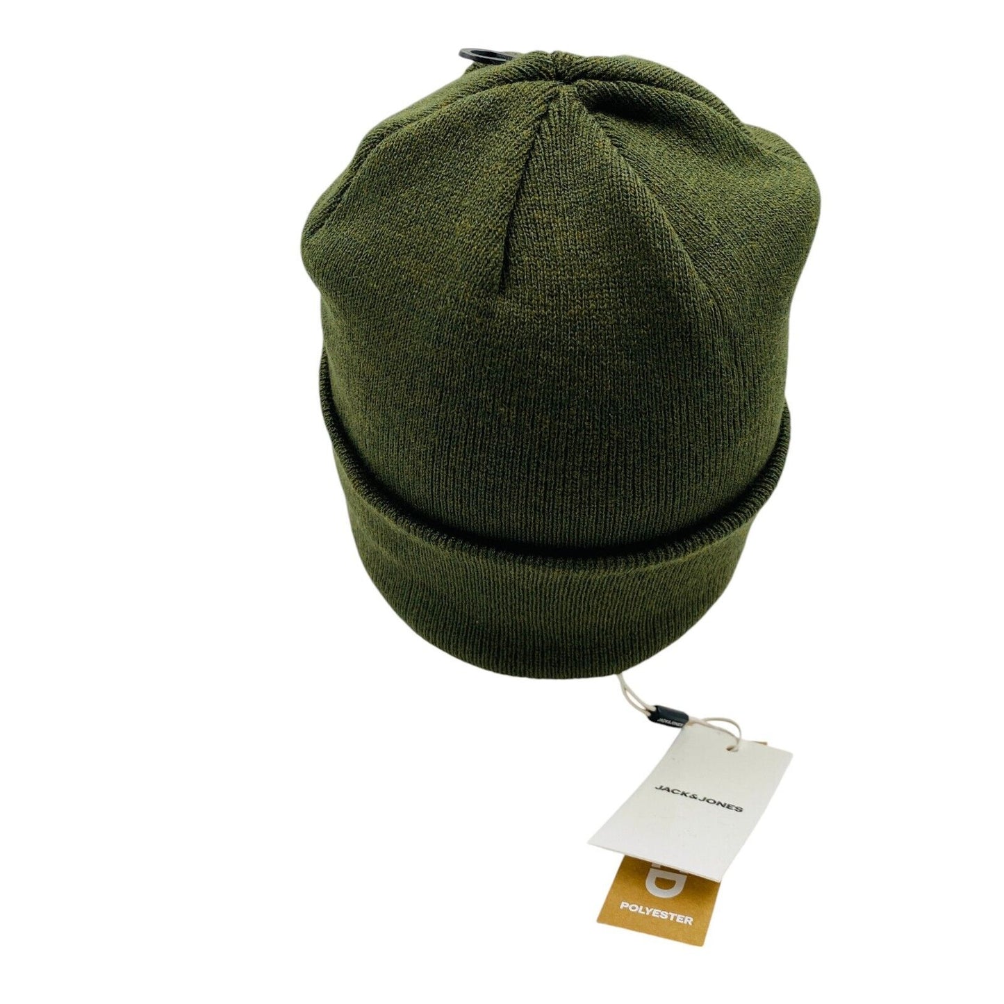 JACK & JONES Unisex Adult Dark Green Knit Beanie Winter Hat Set One Size