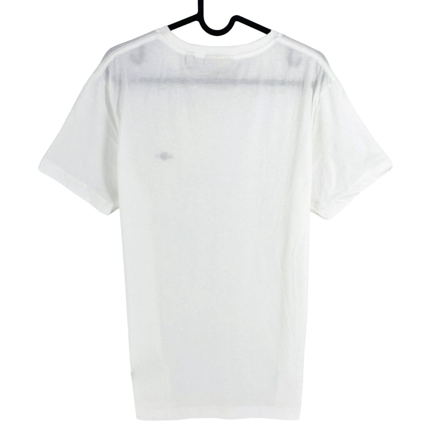 GANT Men White Reg Shield Slim Fit Crew Neck Short Sleeve T Shirt Size M