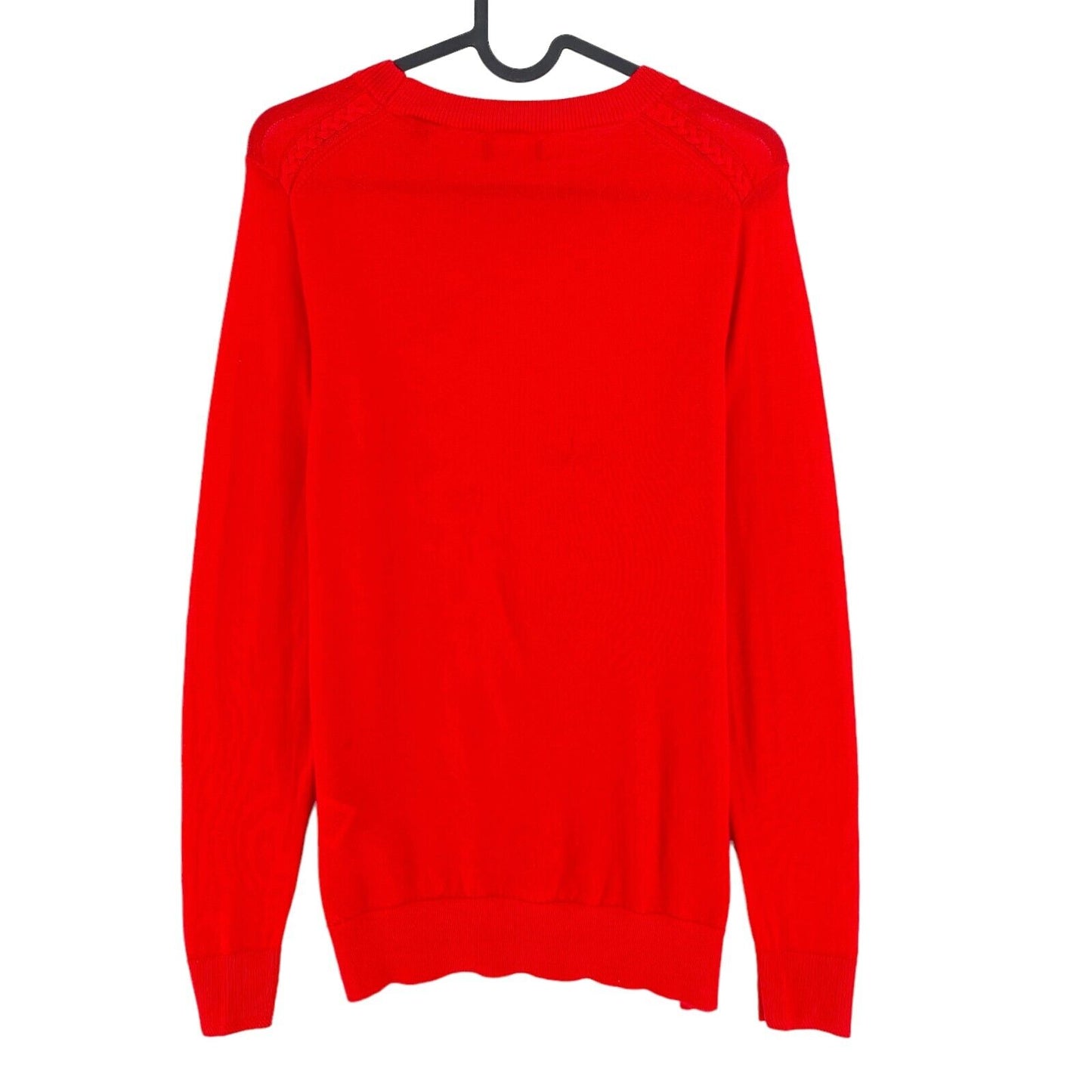 GANT Red 100% Wool Crew Neck Jumper Sweater Size S