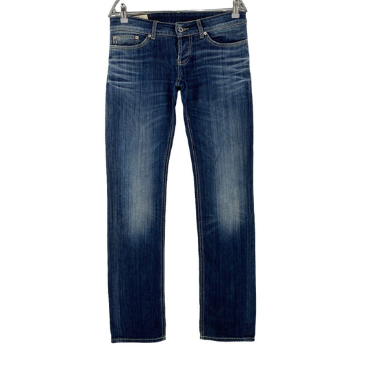 Dondup NOAH Damen Jeans in Dunkelblau, Regular Straight Fit, Größe W28 L34