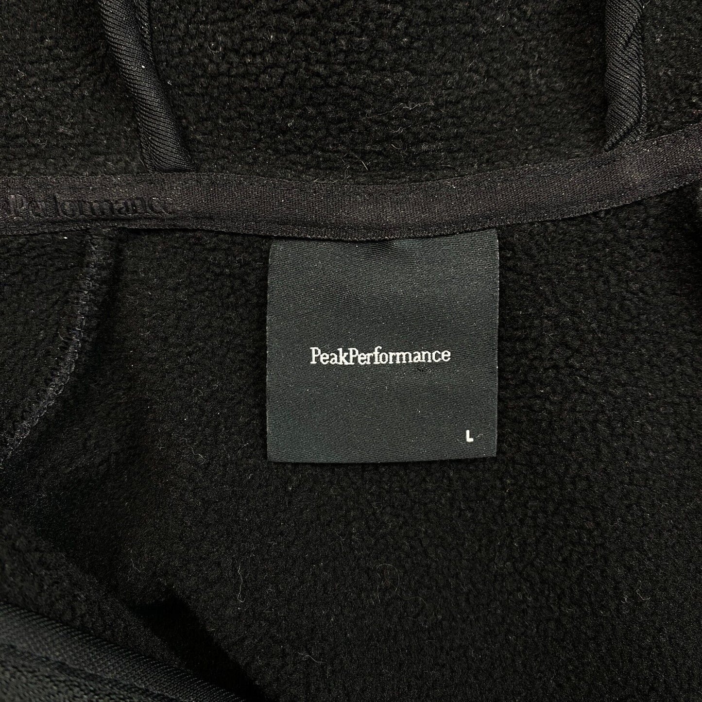 Peak Performance W Rider Pulloverjacke mit durchgehendem Reißverschluss und Kapuze, Schwarz, Größe L