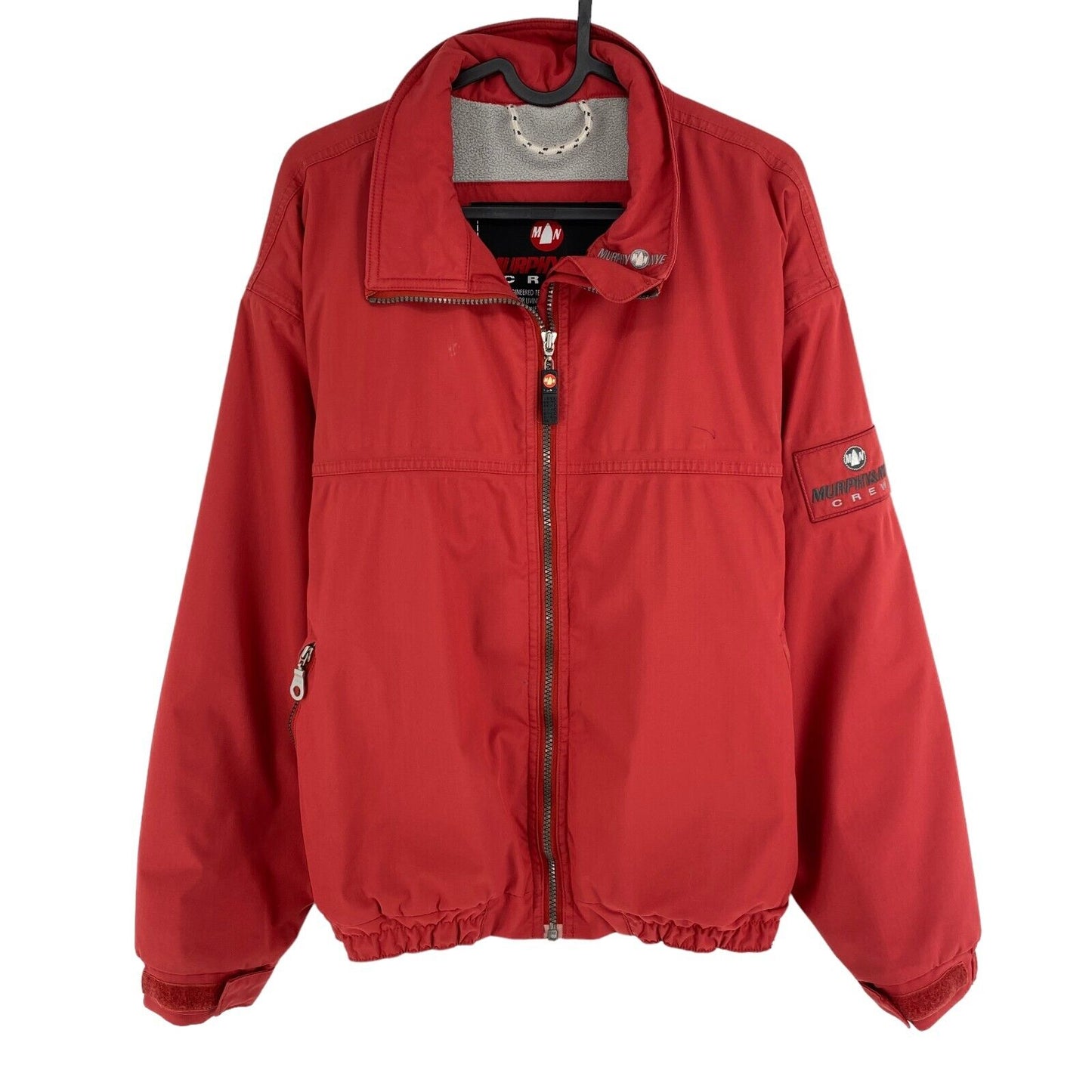 MURPHY & NYE Red Bomber Jacket Size S