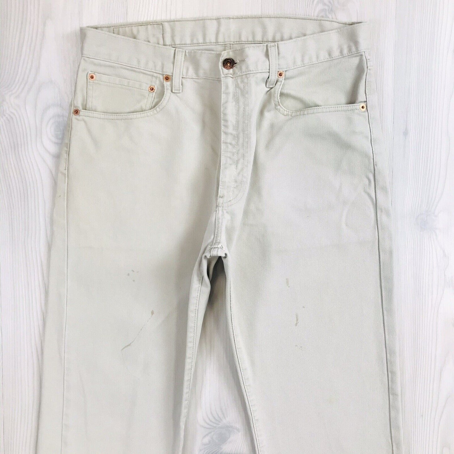 Vintage Levi‘s 500 Beige Slim Fit Jeans W34 L30