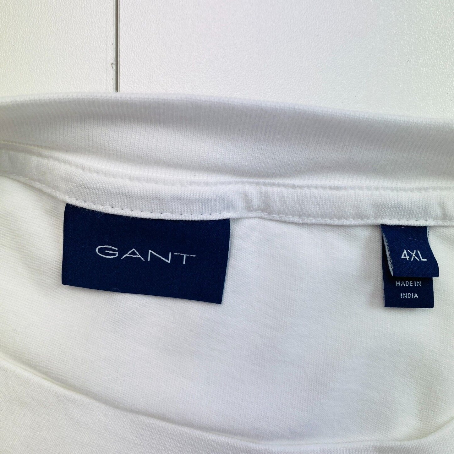 GANT White Tonal Archive Shield Crew Neck Long Sleeves T Shirt Size 4XL