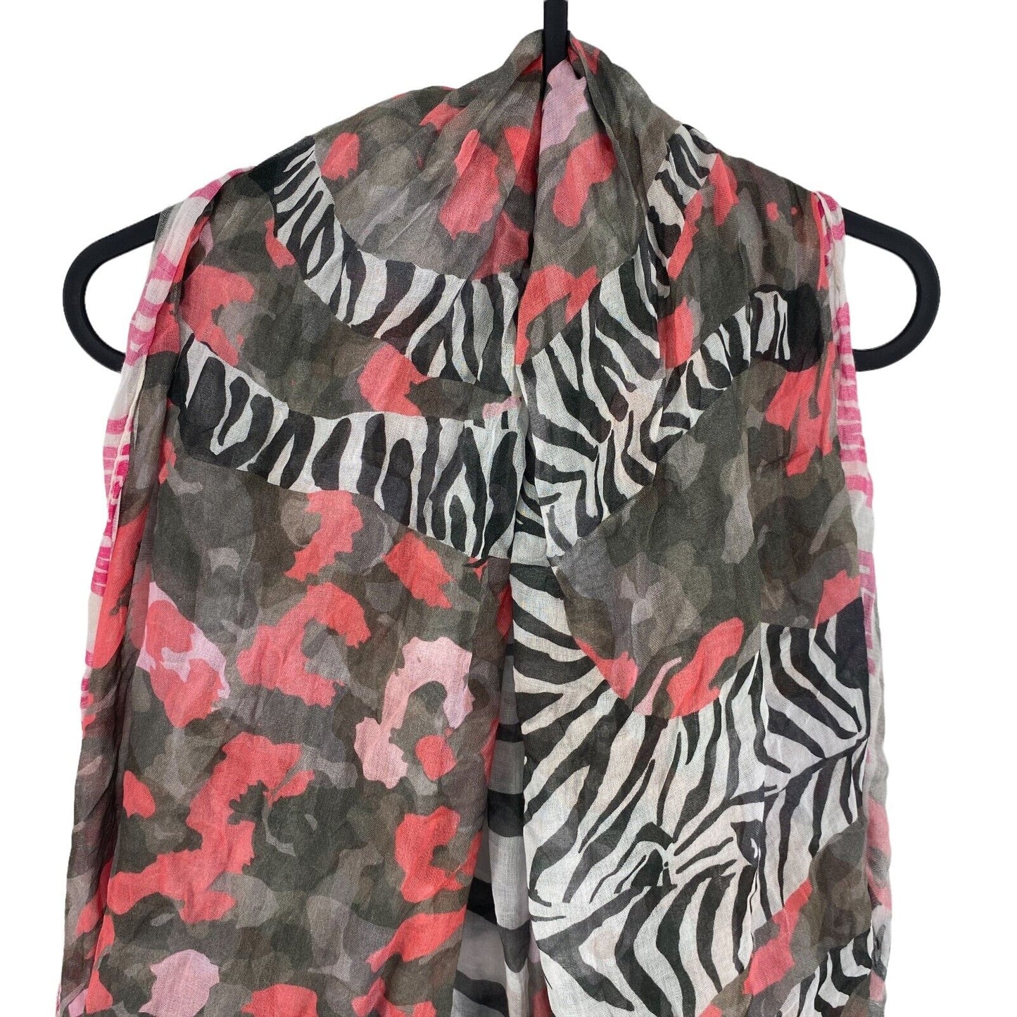 CAMEL ACTIVE Pink Zebra Print Scarf Shawl