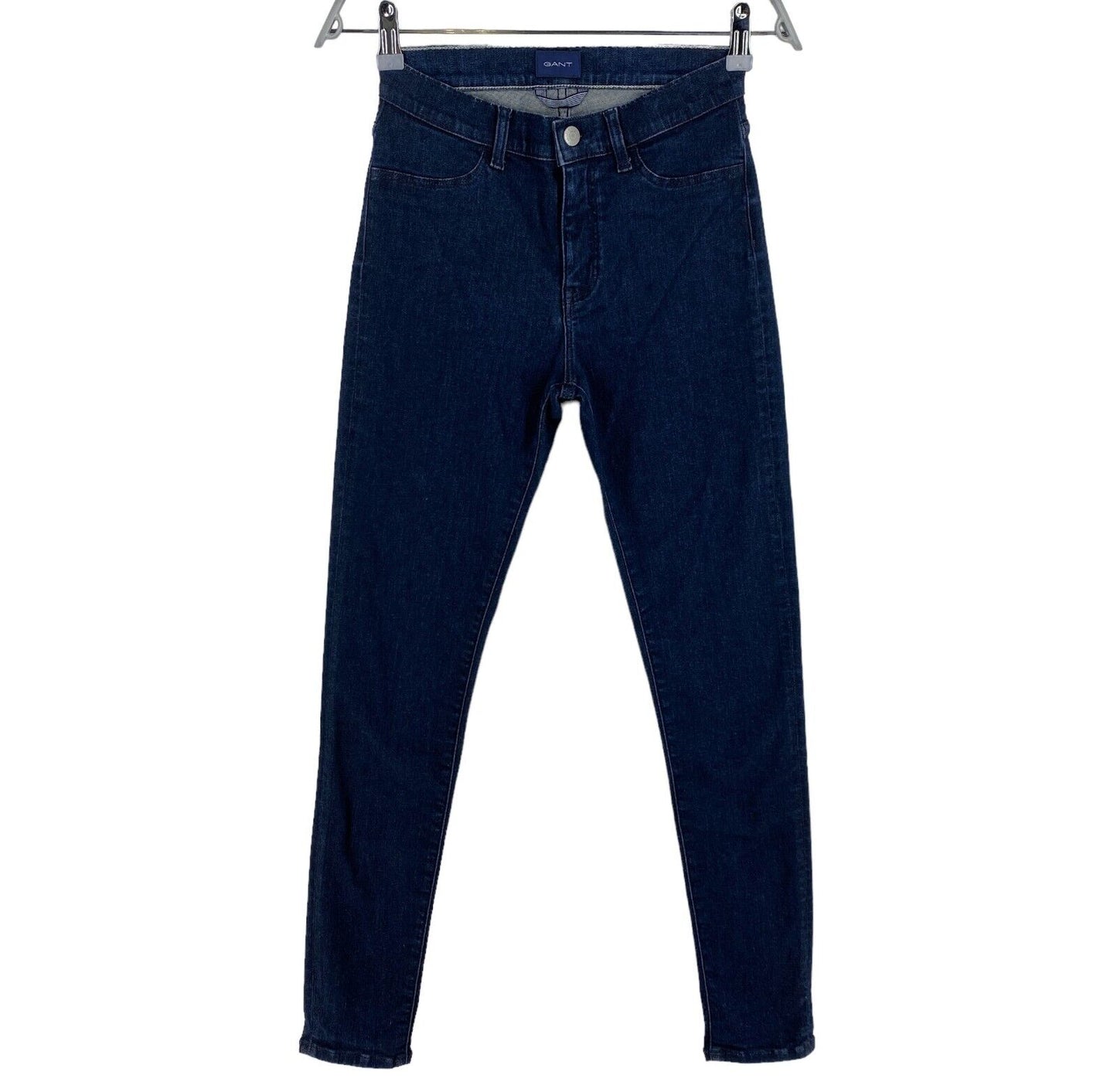 GANT – Skinny-Jeans „Travel Indigo“ in Marineblau, Größe S