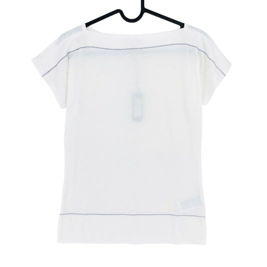 NAUTICA T-shirt blanc à manches courtes et col rond Taille 2XS