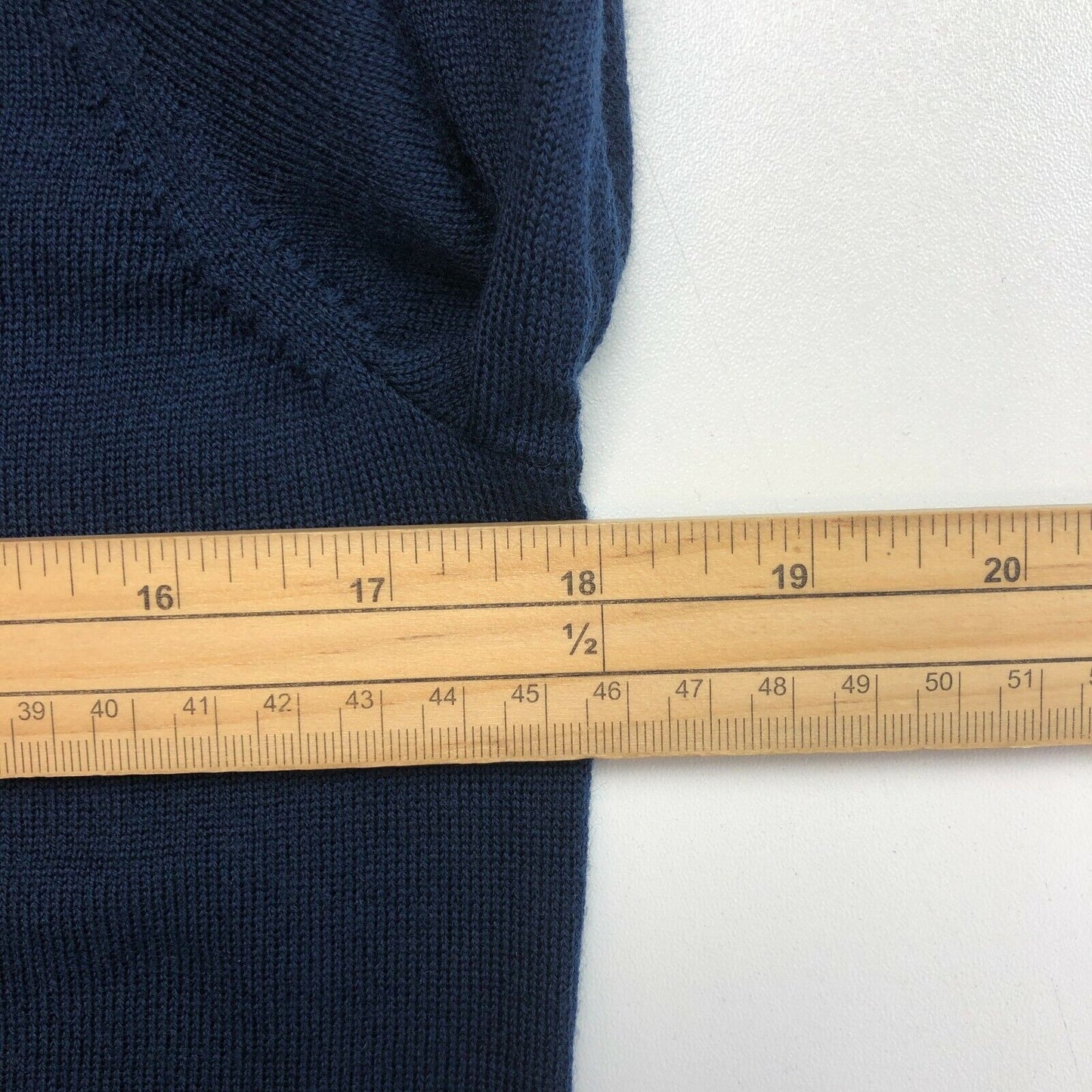 GANT Pull à col rond en mérinos lavable bleu marine Taille S