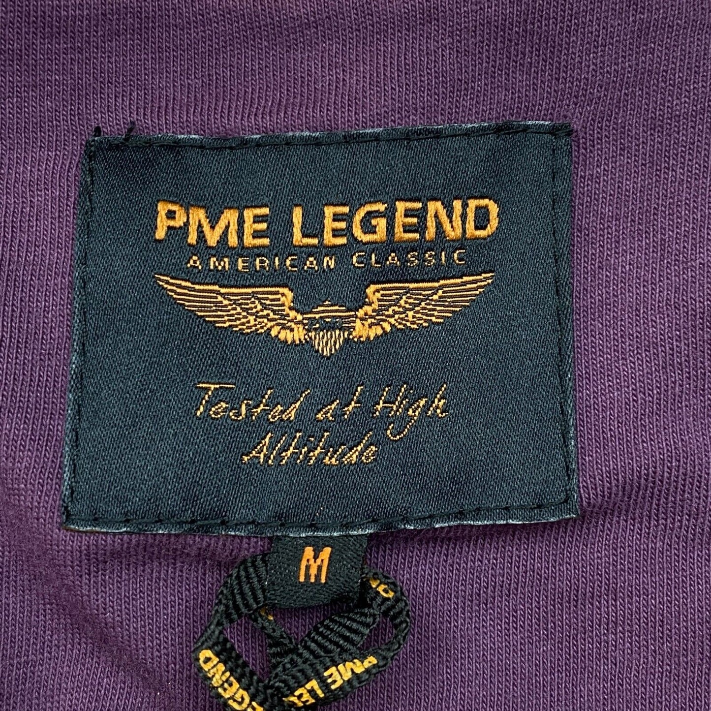 PME LEGEND Purple Round Neck Jumper Size M