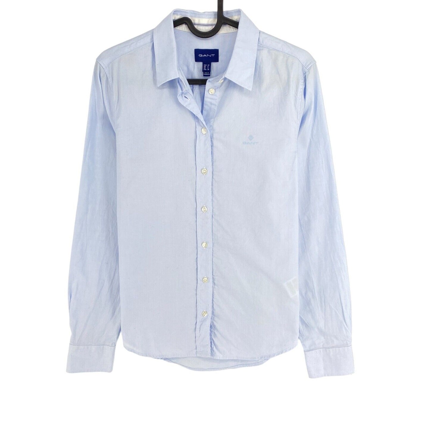 GANT Blue Regular Fit Shirt Size EU 34 UK 6 US 4