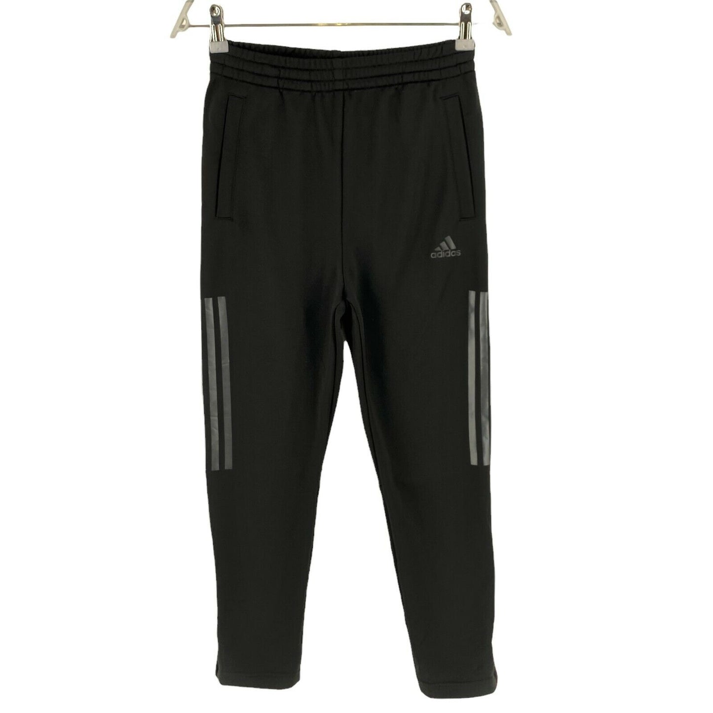 Adidas Climalite Boys Black Sweat Pants Trousers Size 11 - 12 Years