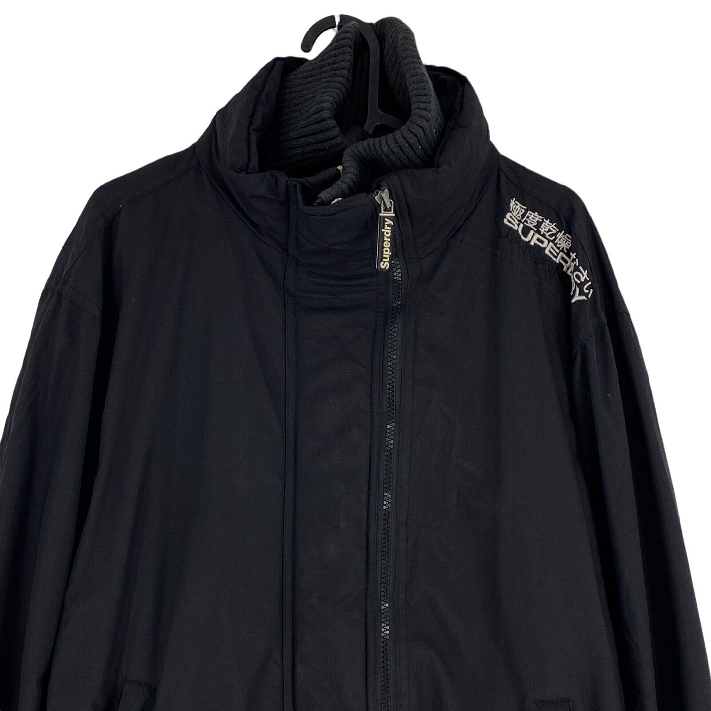 SUPERDRY Professional The Windbomber Schwarze Jacke Größe