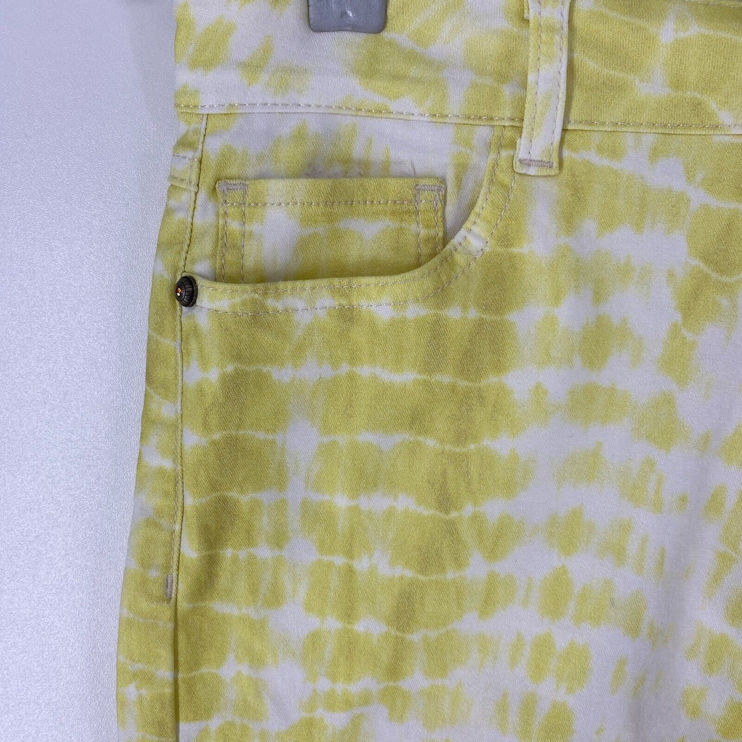 DESIGUAL Women Yellow Stretch Slim Fit Jeans EU 40 UK 12 US 6 W30