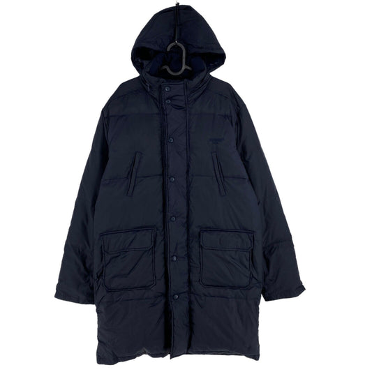 GUESS Navy Blue Hooded Down Parka Jacket Coat Size S