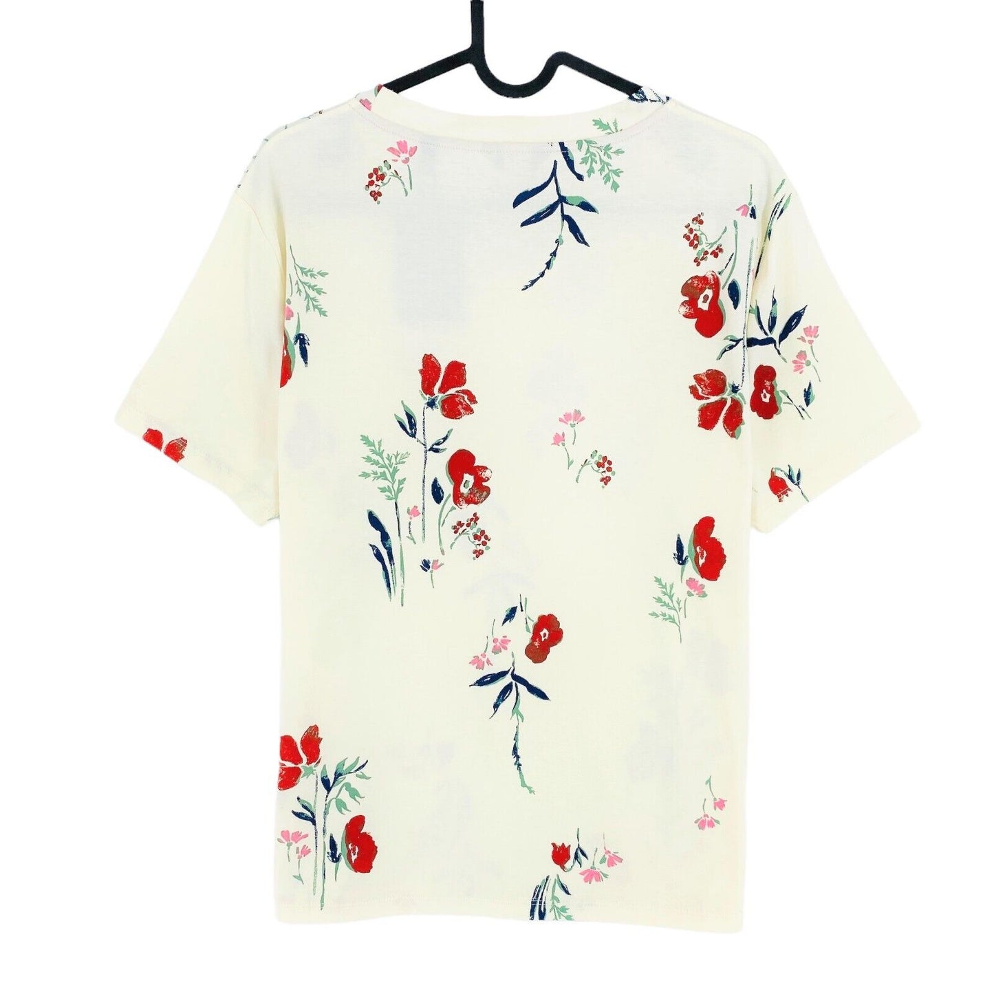 GANT Beige Meadow Print Rundhals T-Shirt Größe S