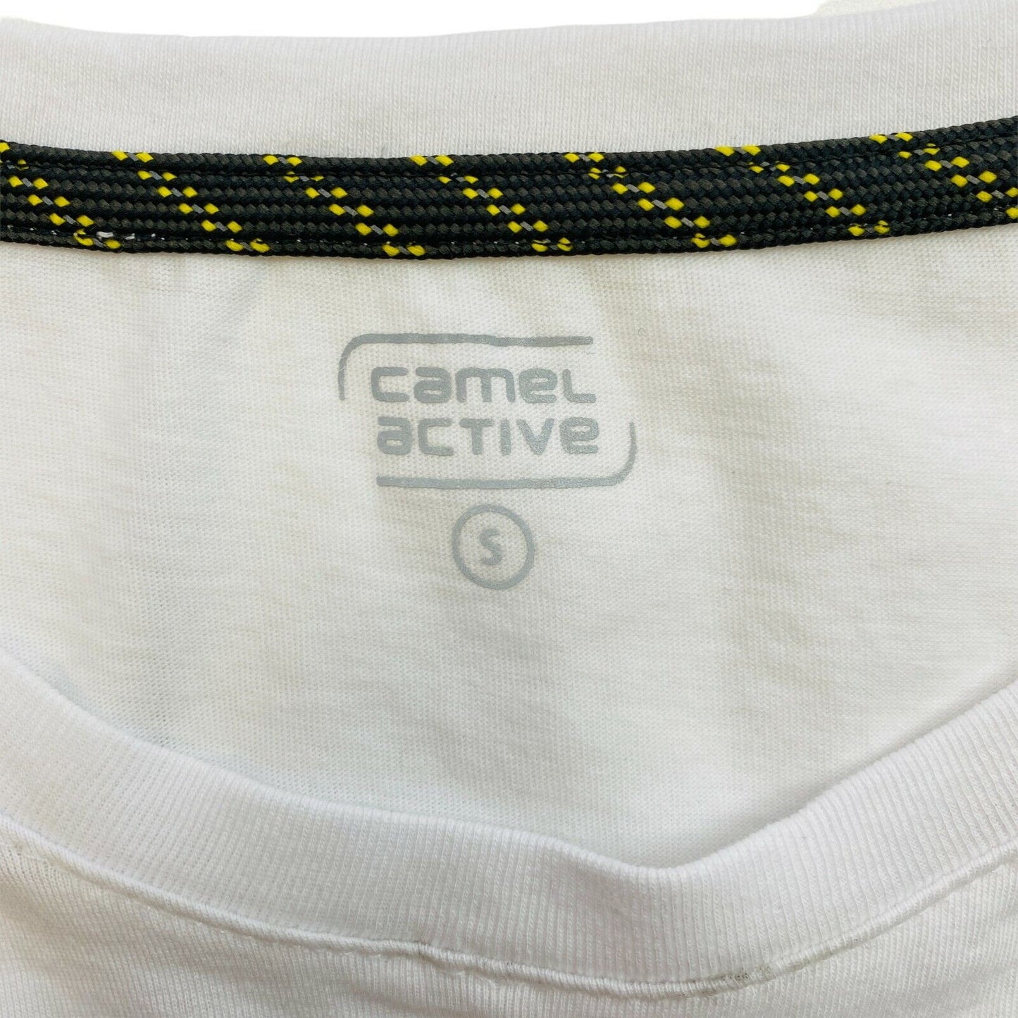 CAMEL ACTIVE T-shirt blanc à col rond Taille S