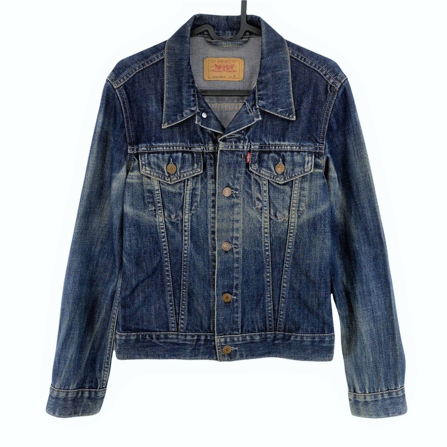 Levi's Navy Blue Vintage Denim Jeans Jacket Size S