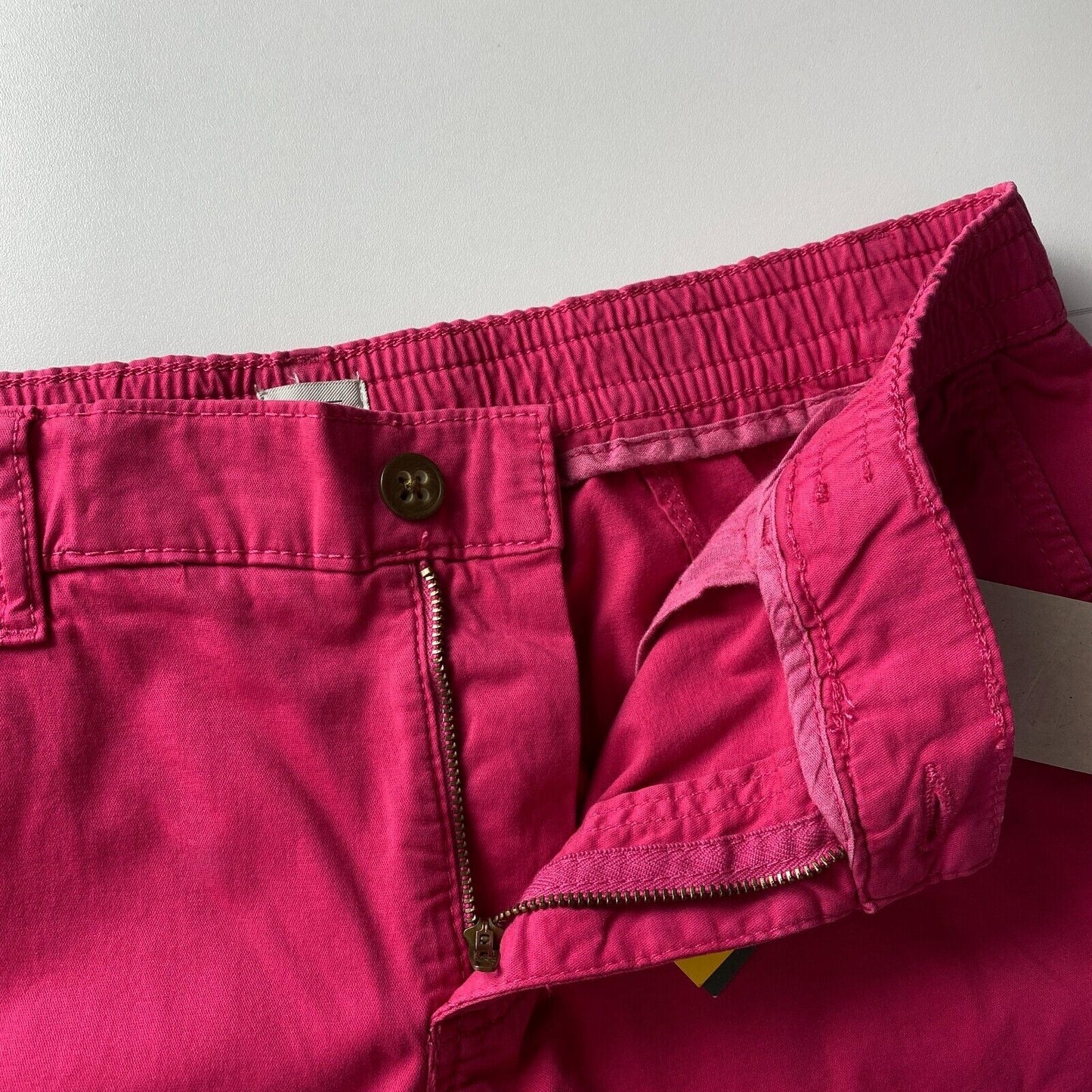 CAMEL ACTIVE Women Pink Regular Fit Chino Shorts Size W26