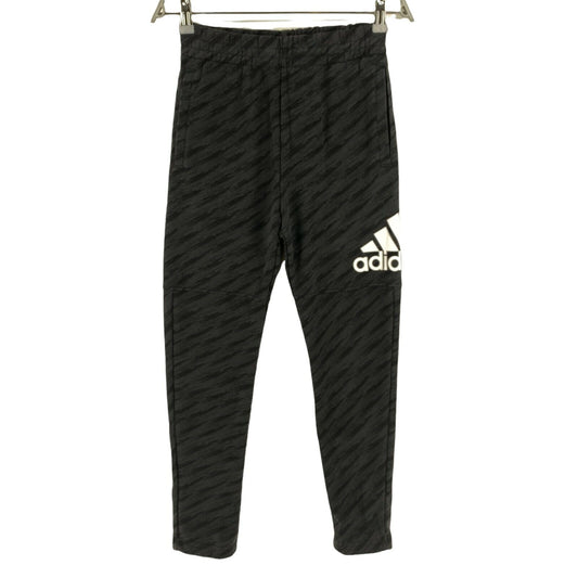 Adidas Boys Dark Grey Logo Sweat Pants Trousers Size 11 - 12 Years