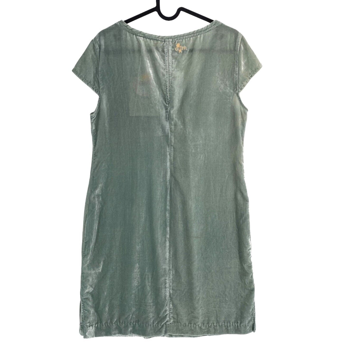 ODD MOLLY Women Light Green Absolute Velour Dress Size 1 / S