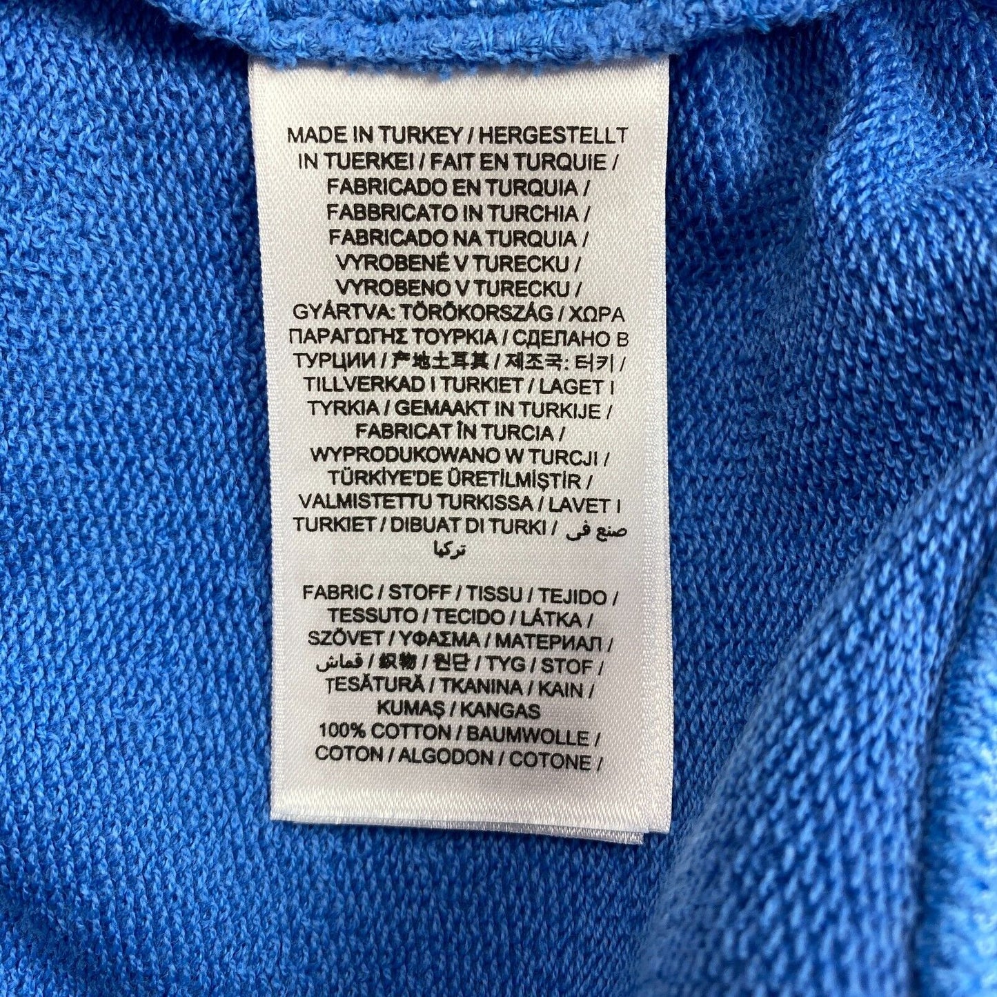 GANT Blauer, sonnenverblasster Pullover mit Rundhalsausschnitt, Größe S