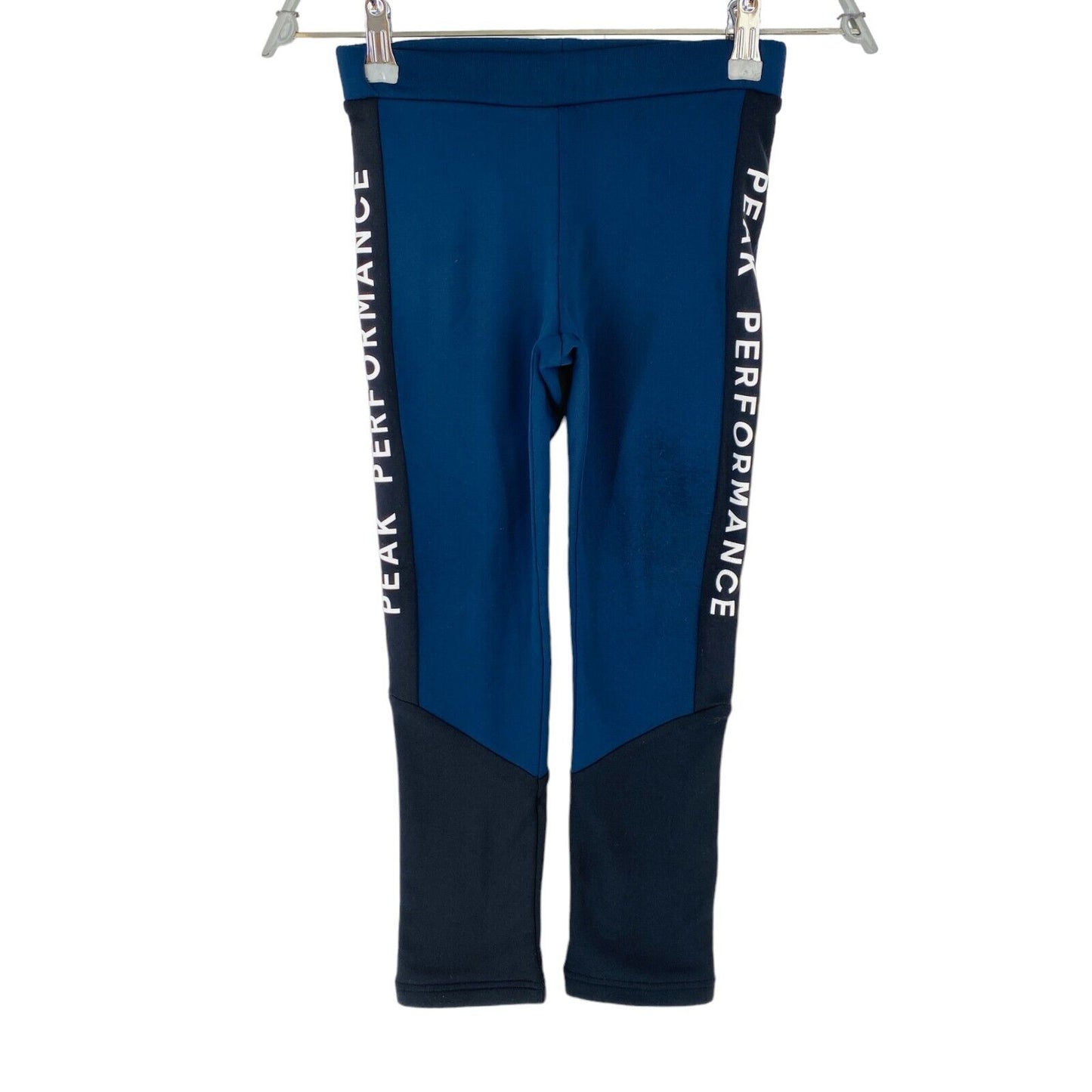 Peak Performance Boys JR RIDER Dark Blue Slim Fit Sweatpants Trousers 130 cm