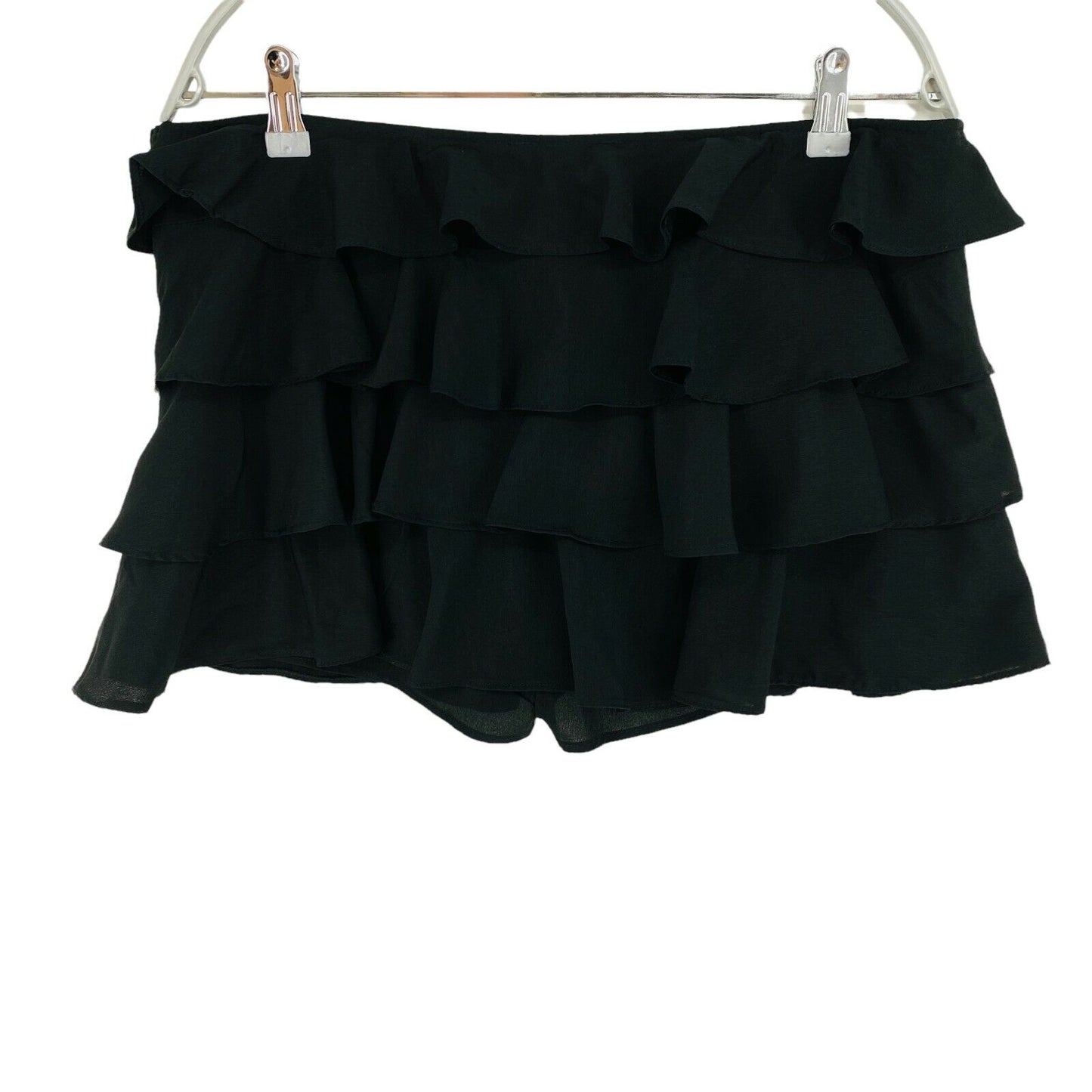 TALLY WEIJL Black Mini Skort Size EU 42 UK 14 US 12