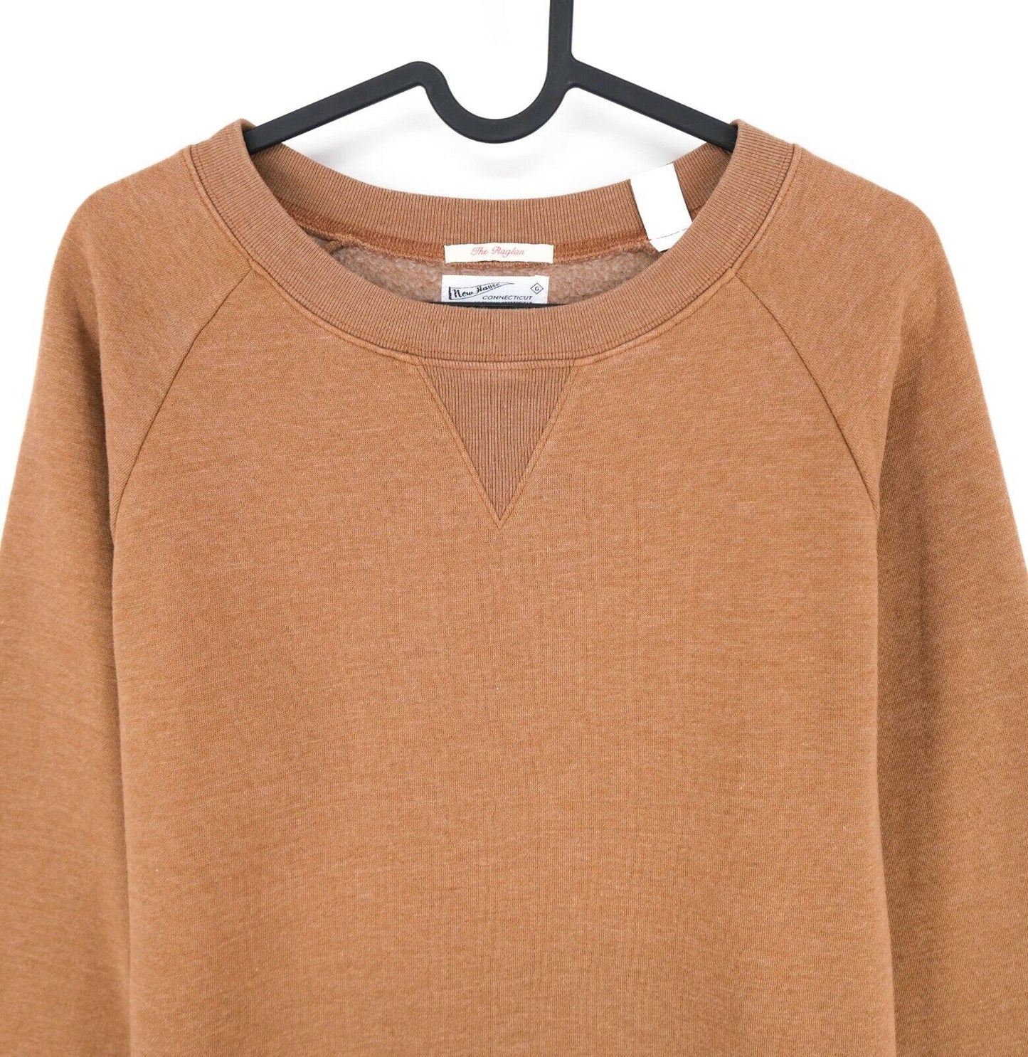 GANT Pull à col rond raglan marron taille S