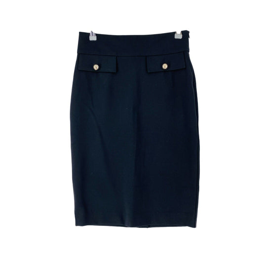 MOTIVI Black Straight Pencil Skirt Size IT 42 EU 38 UK 10 US 6 W28