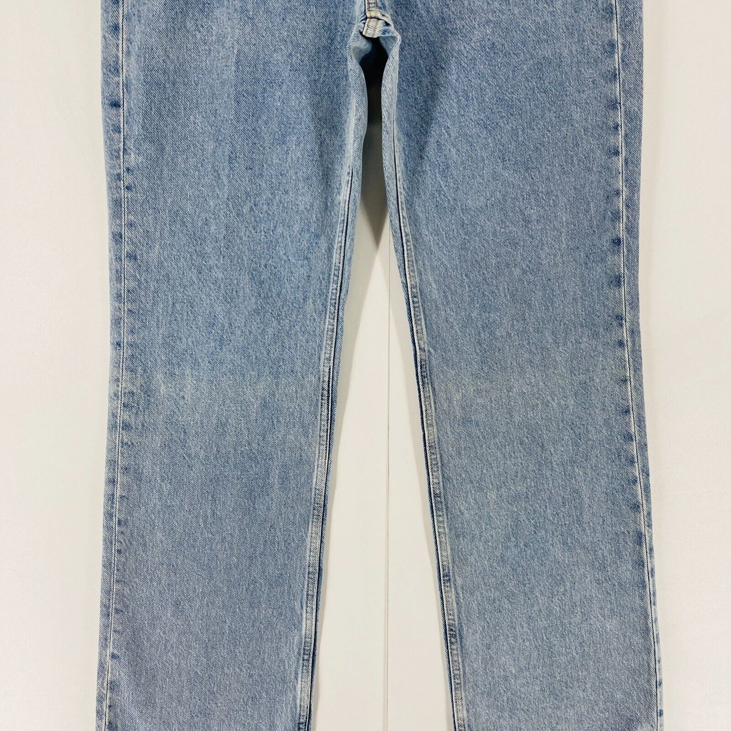 MANGO Women Blue Mid Waist Regular Straight Fit Jeans Size EUR 42 W32