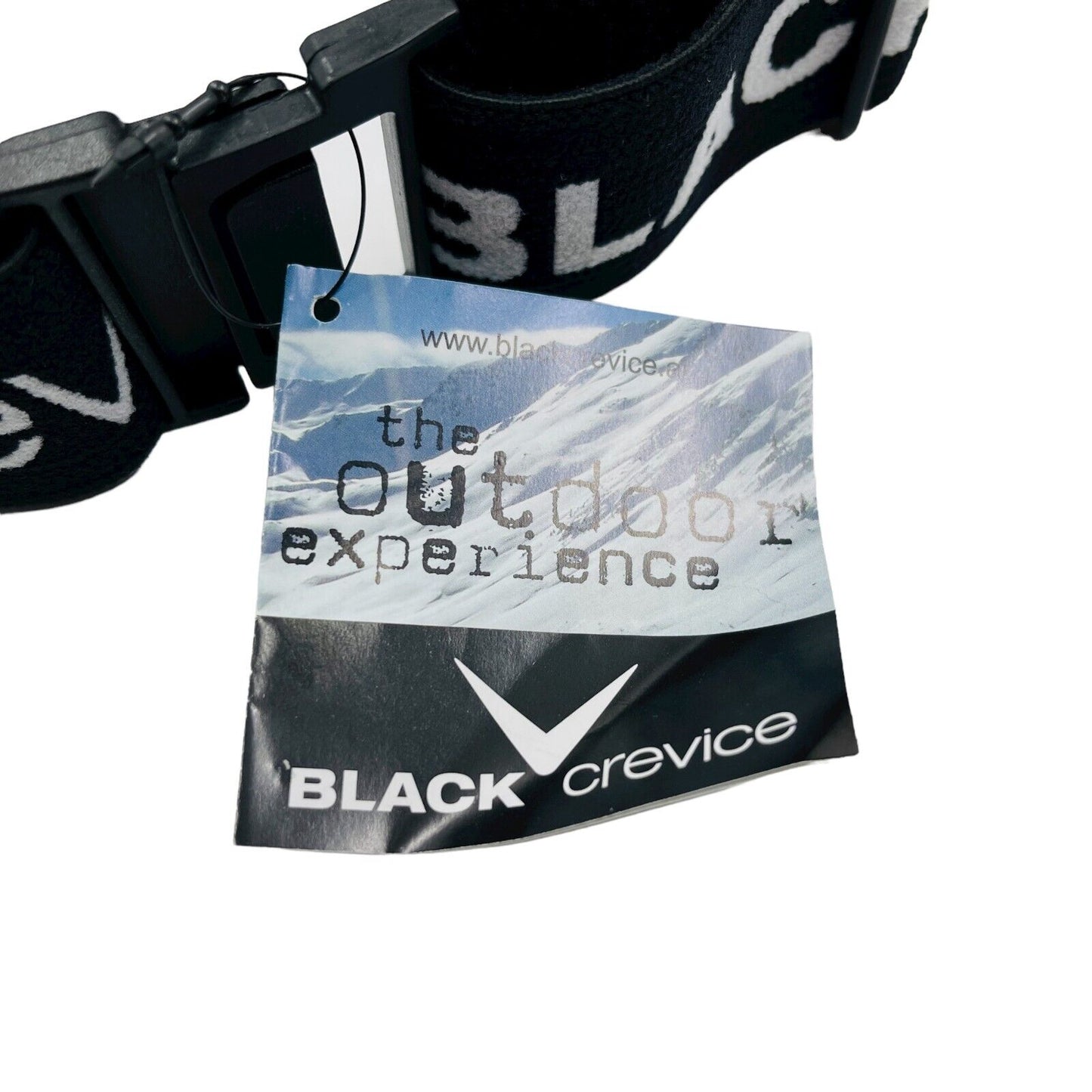 Black Crevice Black Ski Snow Goggles Unisex Adults