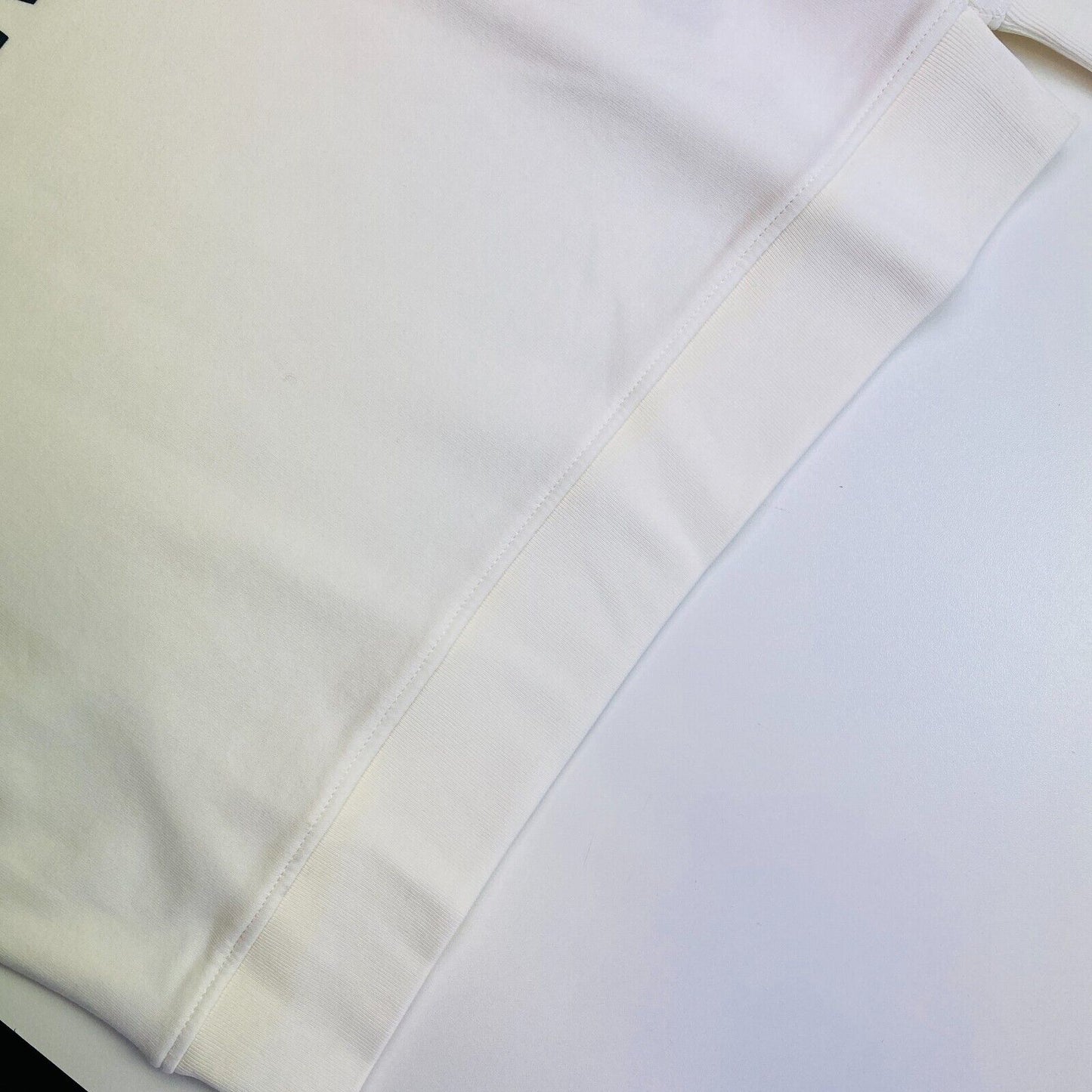 GANT Pull à col rond avec logo blanc Taille S